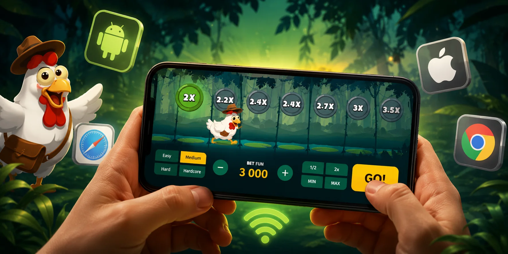 chicken run app